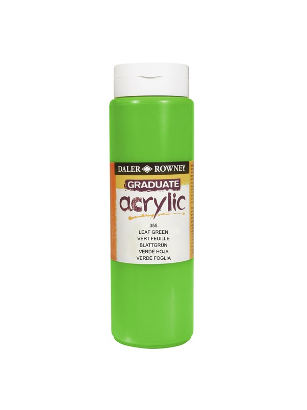 Daler-Rowney Graduate Acrylic 500 ml Leaf Green