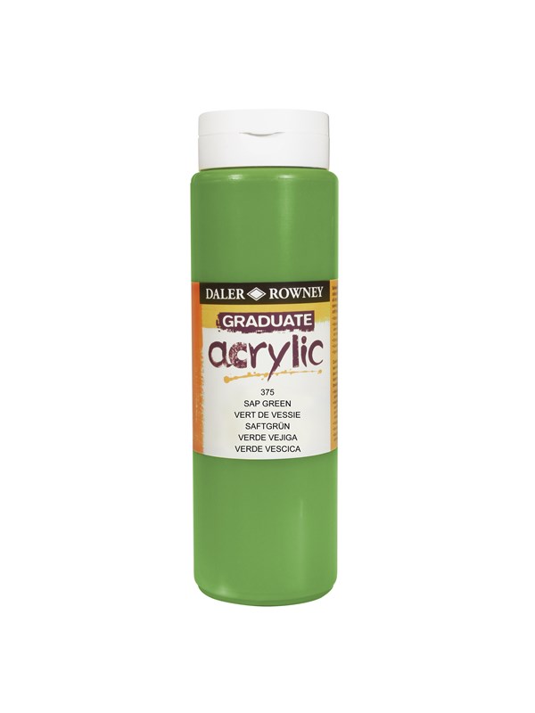 Daler-Rowney Graduate Acrylic 500 ml Sap Green