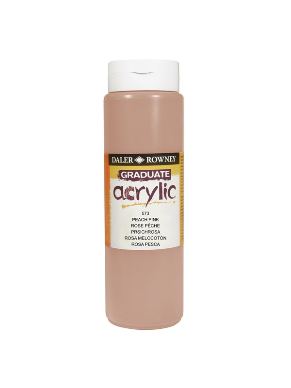 Daler-Rowney Graduate Acrylic 500 ml Peach Pink