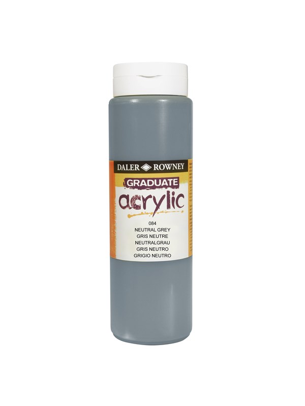 Daler-Rowney Graduate Acrylic 500 ml Neutral Grey