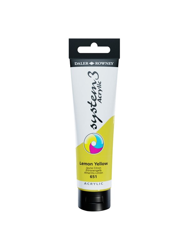 Daler-Rowney System3 150 ml Lemon Yellow