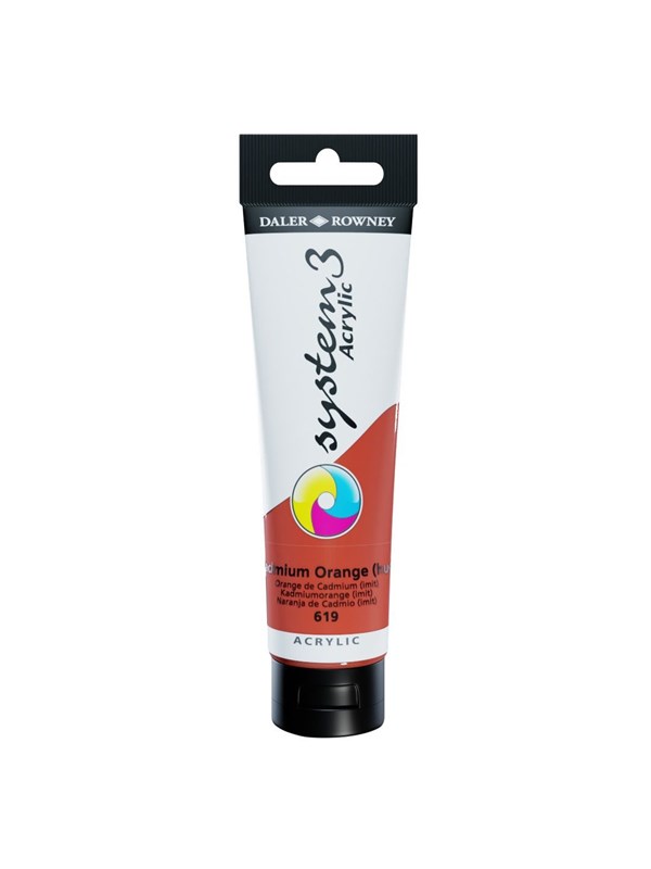 Daler-Rowney System3 150 ml Cadmium Orange Hue