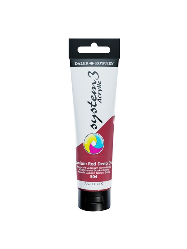Daler-Rowney System3 150 ml Cadmium Red Deep Hue