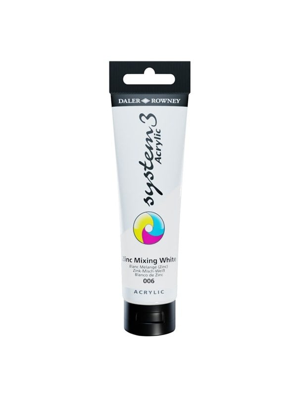 Daler-Rowney System3 150 ml Zinc Mixing White