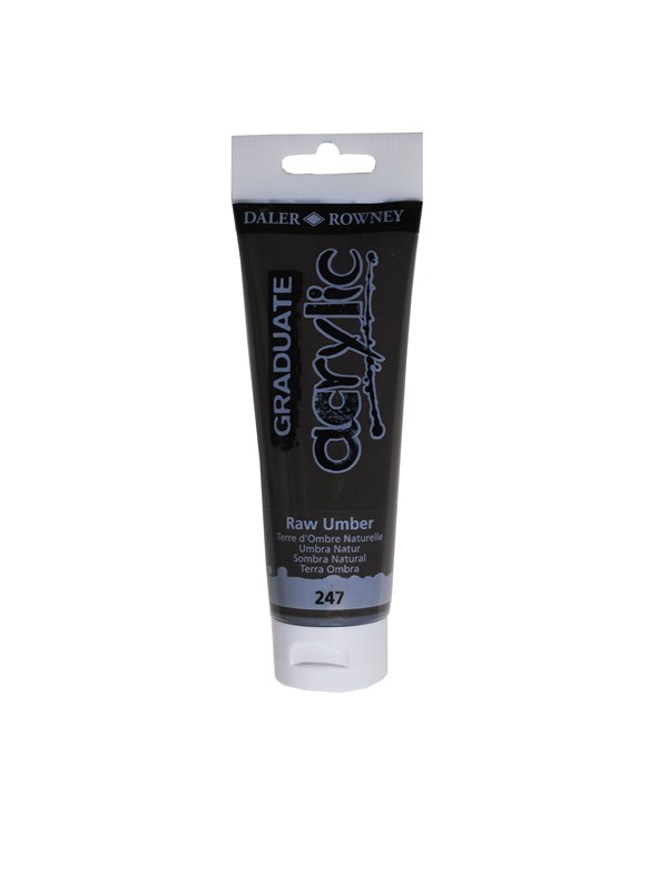 Daler-Rowney Graduate Acrylic 120 ml Raw Umber