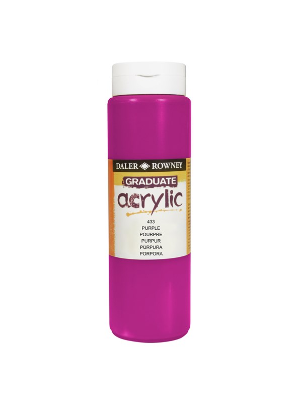 Daler-Rowney Graduate Acrylic 500 ml Purple