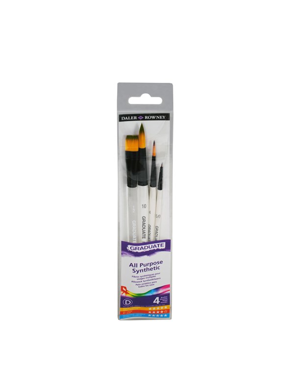 Daler-Rowney Graduate Synthetic Watercolour Set 4 pcs