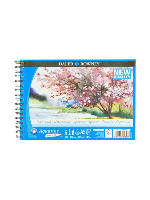 Daler-Rowney Aquafine HP Travel Book 12 Sheets A5