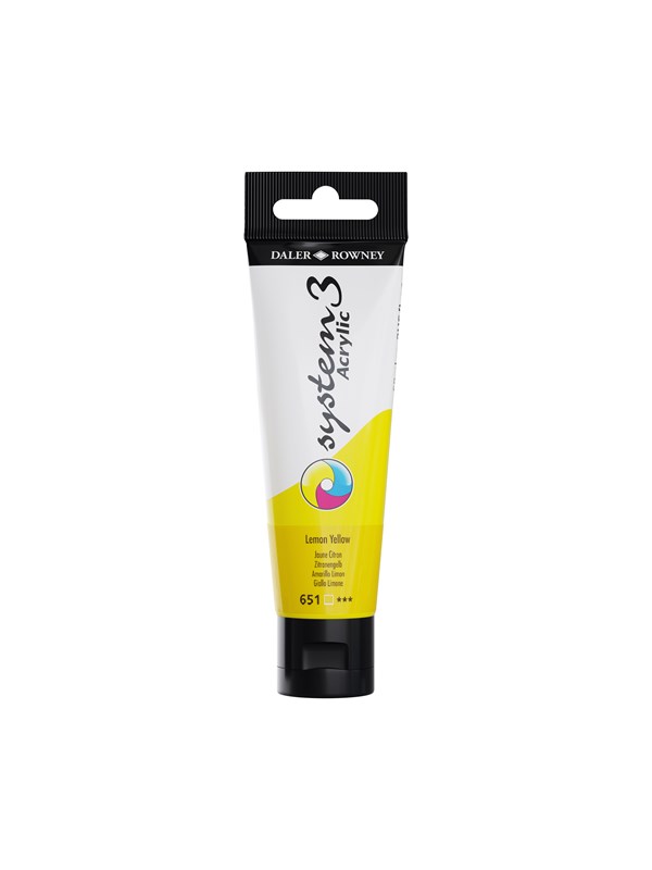 Daler-Rowney System3 59 ml Lemon Yellow