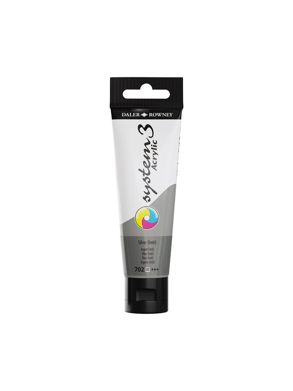 Daler-Rowney System3 59 ml Silver (Hue)