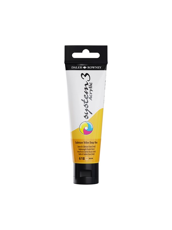Daler-Rowney System3 59 ml Cadmium Yellow Deep (Hue)