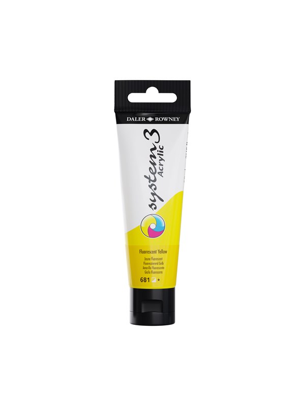 Daler-Rowney System3 59 ml Fluorescent Yellow