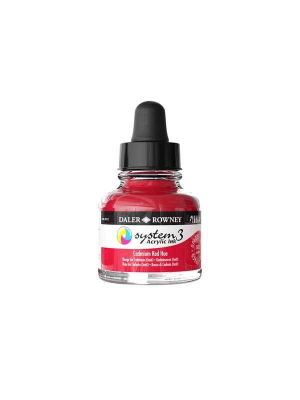 Daler-Rowney System3 Ink 29.5 ml Cadmium Red Hue