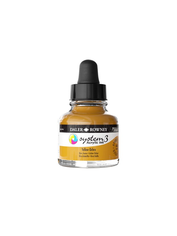 Daler-Rowney System3 Ink 29.5 ml Yellow Ochre