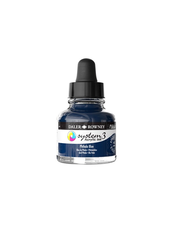 Daler-Rowney System3 Ink 29.5 ml Phthalo Blue