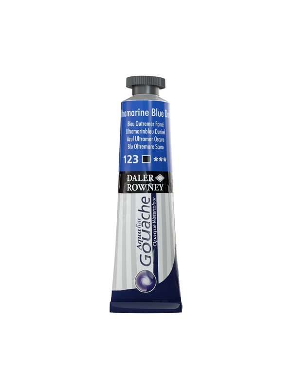 Daler-Rowney Aquafine Gouache 15ml Ultramarine Blue Dark