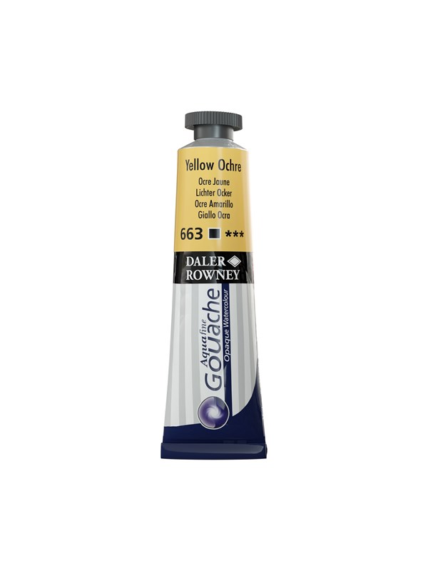 Daler-Rowney Aquafine Gouache 15ml Yellow Ochre