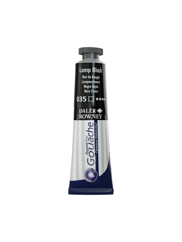 Daler-Rowney Aquafine Gouache 15ml Lamp Black