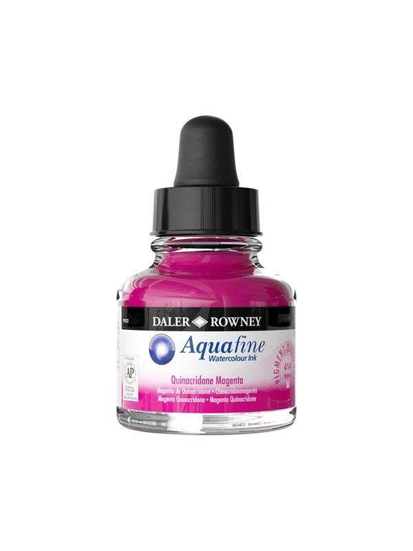 Daler-Rowney Aquafine 29.5 ml Ink Quinacridone Magenta