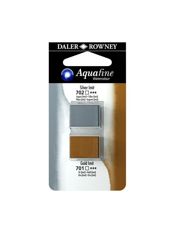Daler-Rowney Aquafine HP Silver Imit/Gold Imit