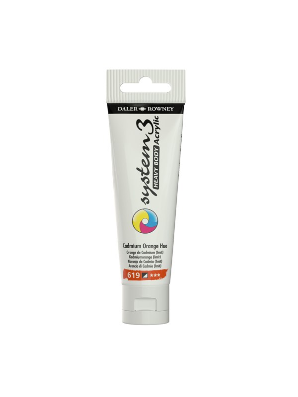 Daler-Rowney System3 Heavy Body 59 ml Cadmium Orange Hue