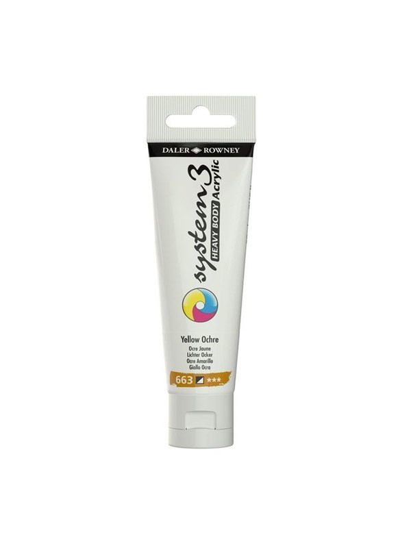 Daler-Rowney System3 Heavy Body 59 ml Yellow Ochra