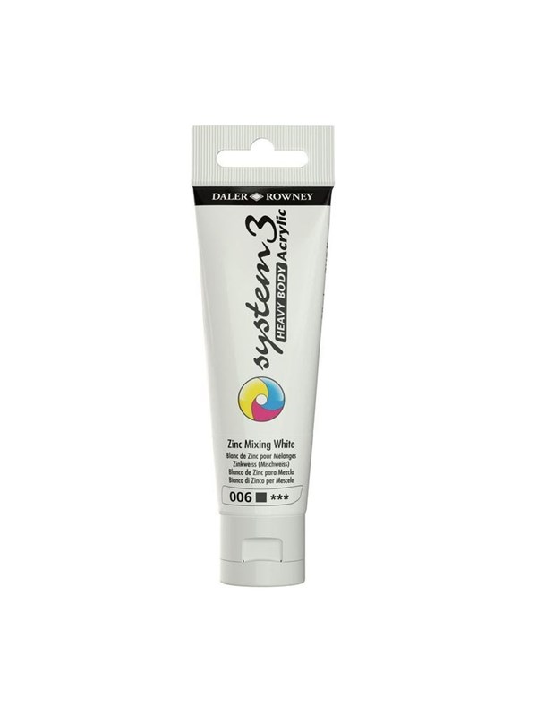 Daler-Rowney System3 Heavy Body 59 ml Zinc Mixing White