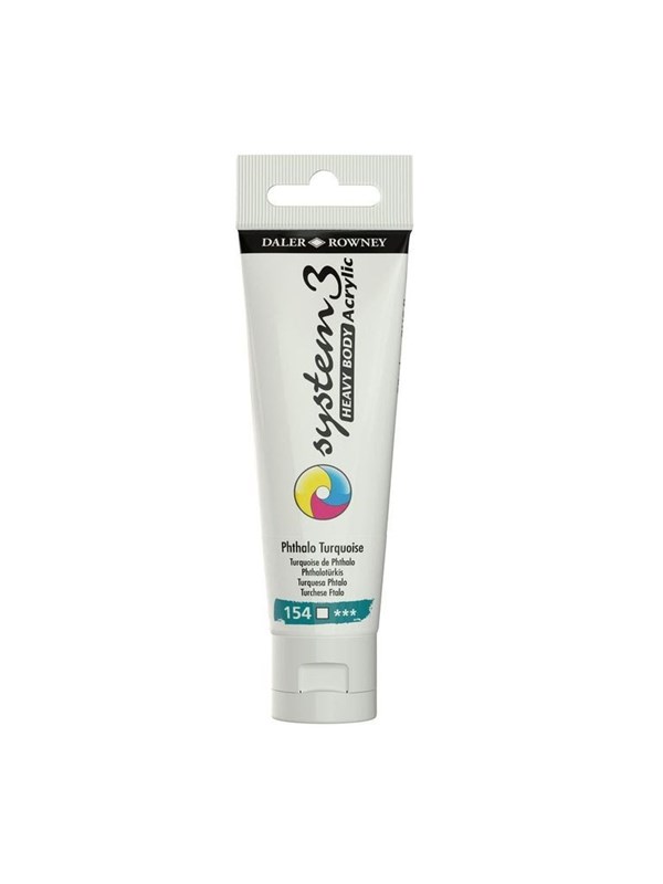 Daler-Rowney System3 Heavy Body 59 ml Phthalo Turquoise