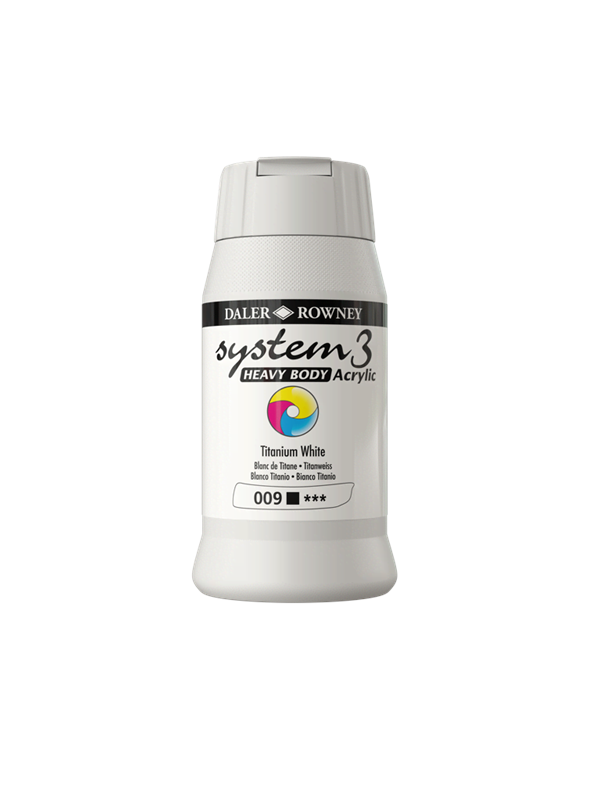 Daler-Rowney System3 Heavy Body 500 ml Titanium White