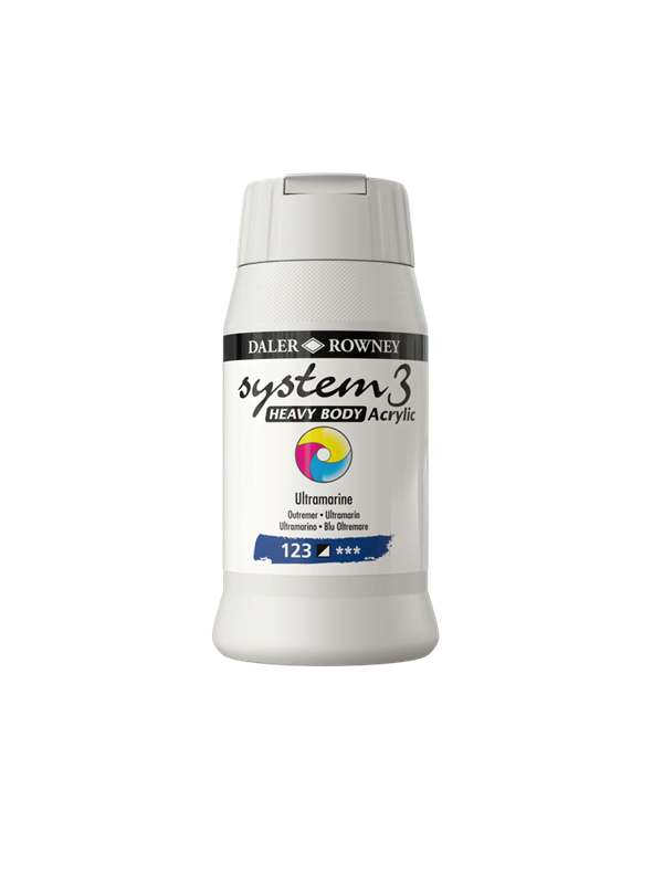 Daler-Rowney System3 Heavy Body 500 ml Ultramarine