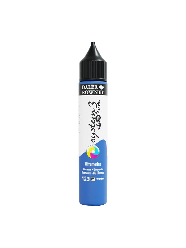 Daler-Rowney System3 Fluid Acrylic 29.5 ml Ultramarine