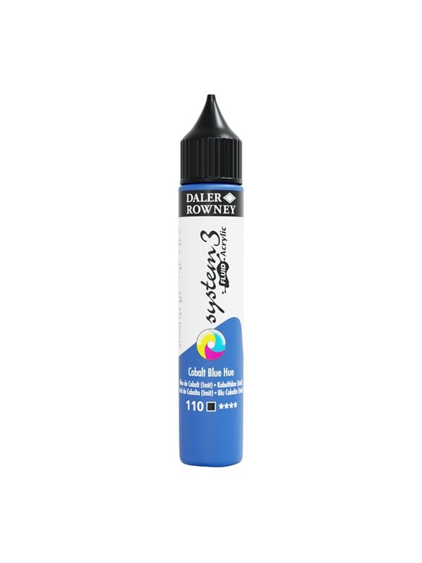 Daler-Rowney System3 Fluid Acrylic 29.5 ml Cobalt Blue Hue