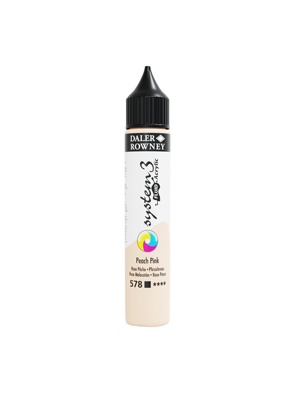 Daler-Rowney System3 Fluid Acrylic 29.5 ml Portrait Pink