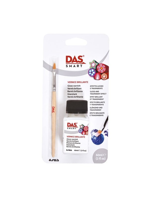 DAS Smart Bottle Gloss Varnish + brush 60 ml BL