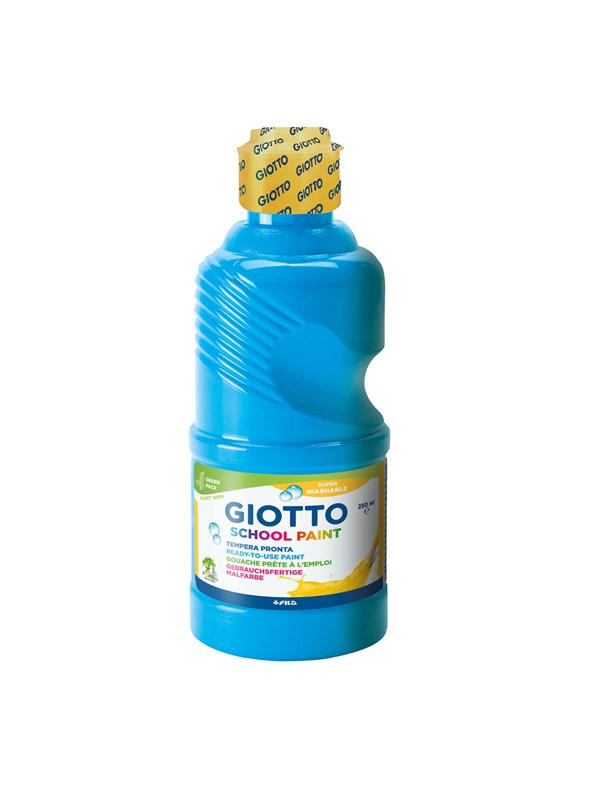 Giotto Plakkaatverf School Paint Junior 250 Ml Blauw