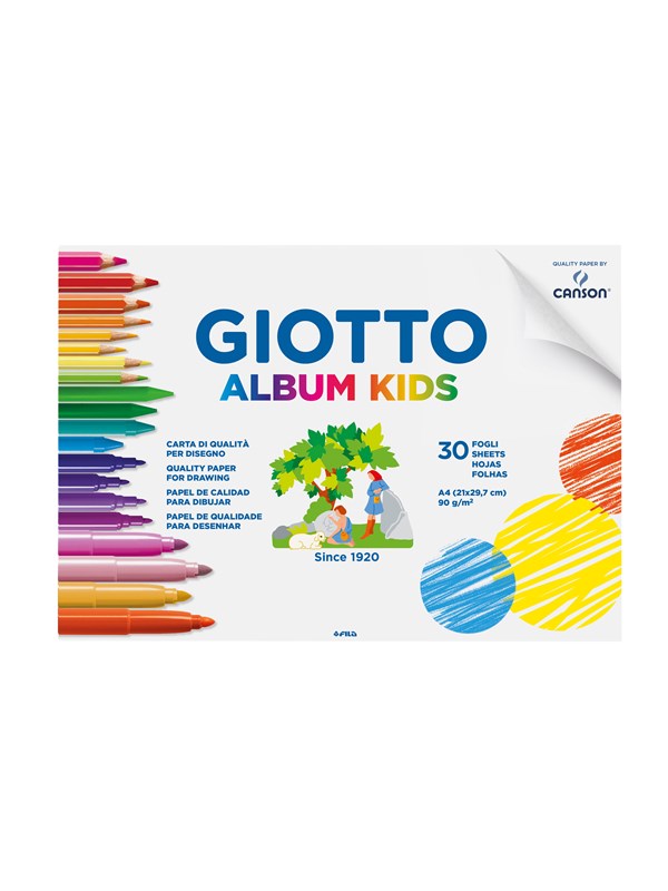 Giotto Album Kids A4 90G 30 SH