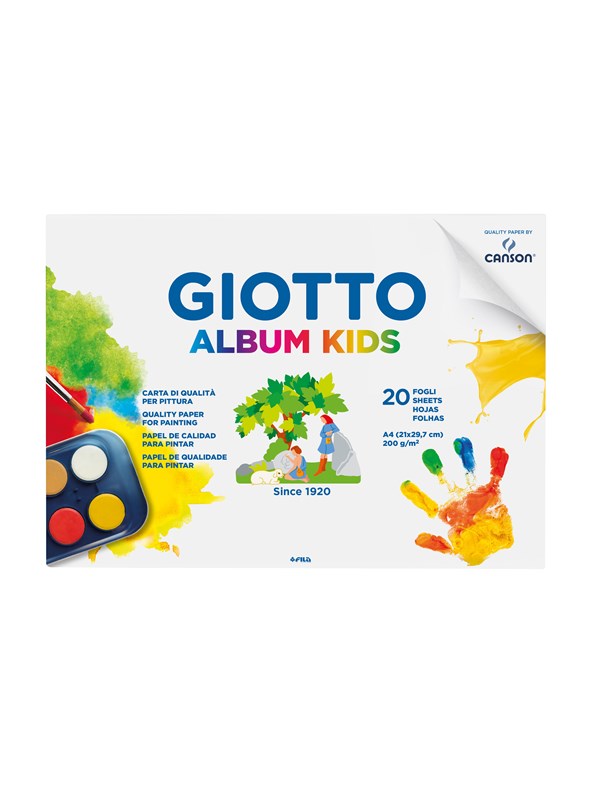 Giotto Album Kids A4 200G 20 SH Watercolour Pad