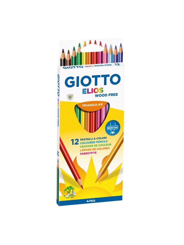 Giotto Elios Tri Wood free 12 pcs