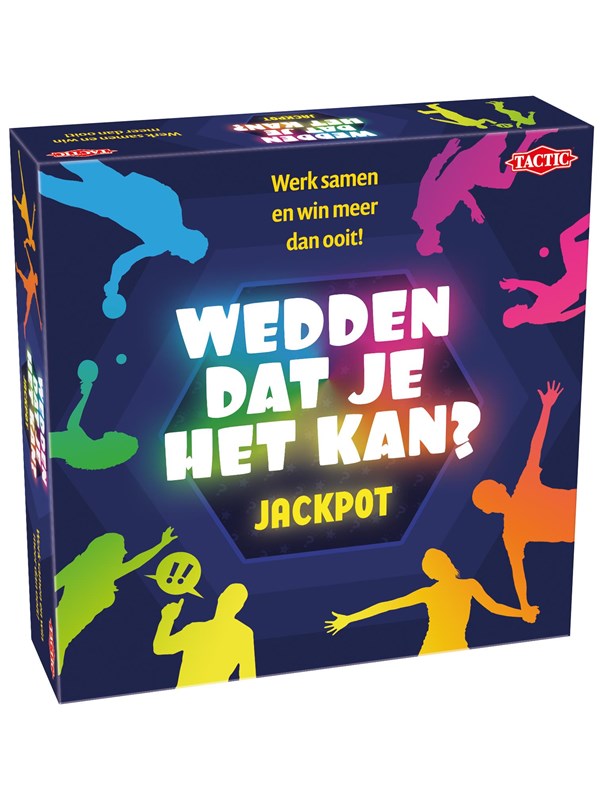Tactic Wedden Dat Je Het Kan? Jackpot – Bordspel – Familiespel – Partyspel – 3-6 Spelers – Vanaf 8 jaar
