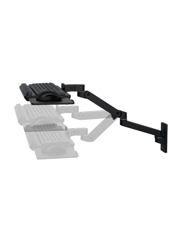 Ergotron LX Pro keyboard/mouse arm mount tray - adjustable