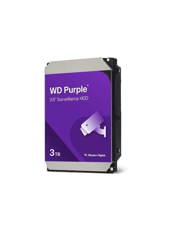 Western Digital Purple interne harde schijf 3 TB 5400 RPM 128 MB 3.5" SATA III