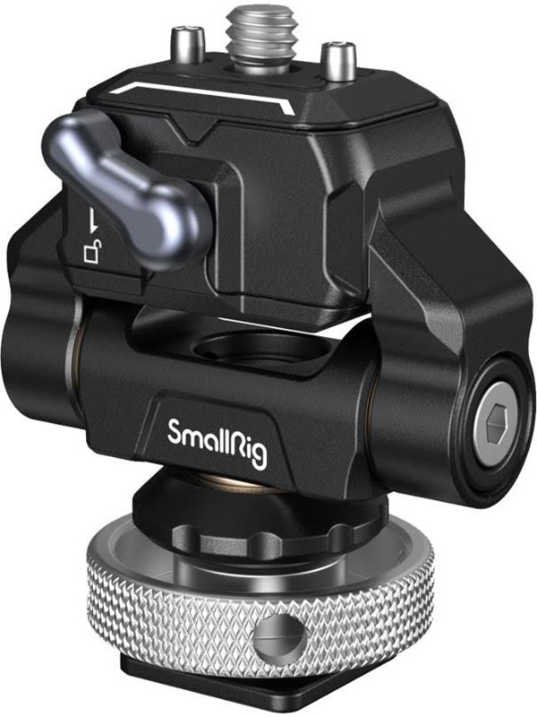 SmallRig 3514 Drop-in HawkLock Mini Quick Release Monitor Mount with Cold Shoe