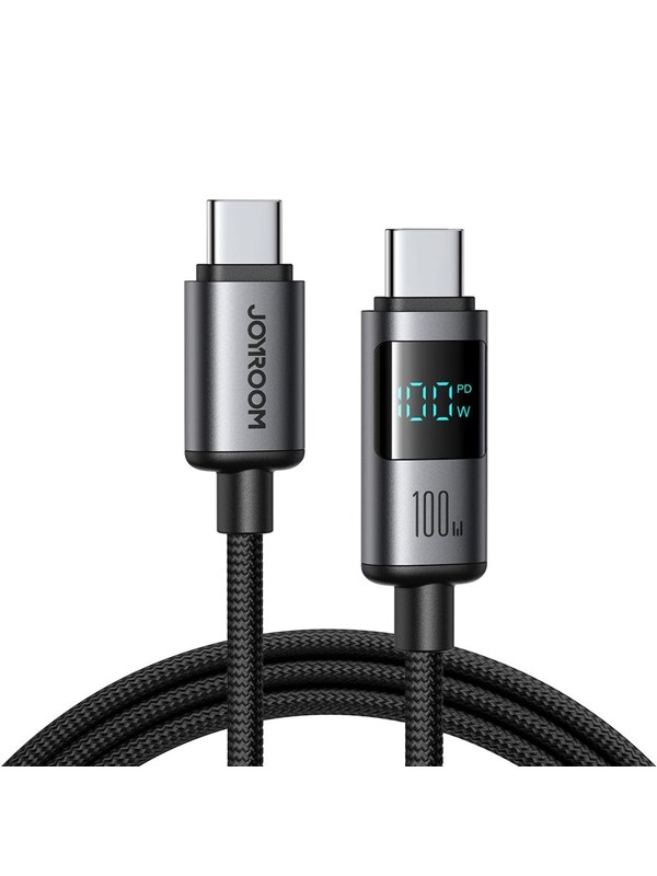 Joyroom S-A16 Pro Prism Series 3A USB-A - Lightning Cable with Display 1.2m - Black