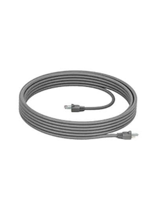 Logitech Cat5e Kit - patch cable - graphite - Grijs - 7m