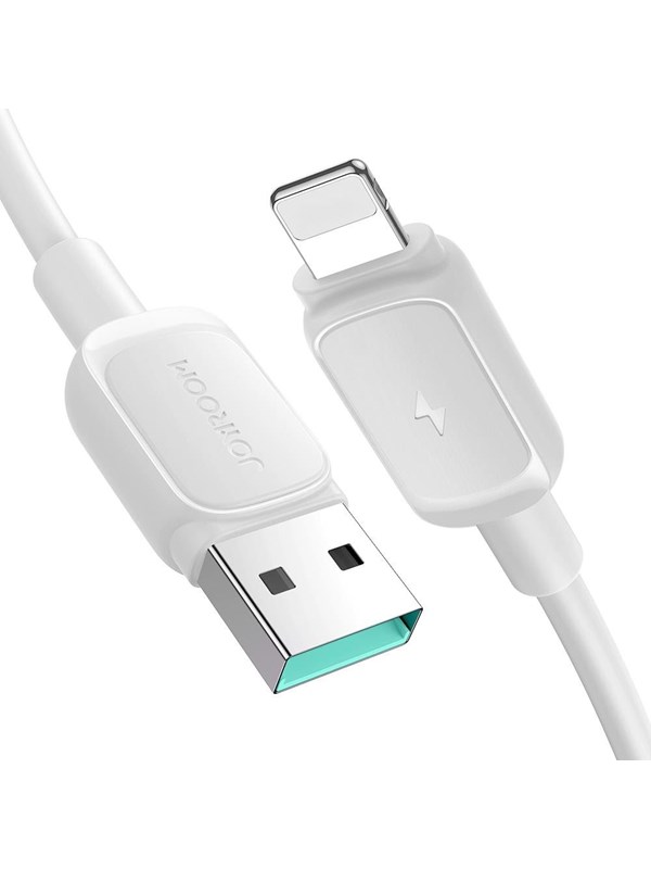 Joyroom Multi-Color Series A14 Lightning / USB-A 2.4A 1.2 m cable - white