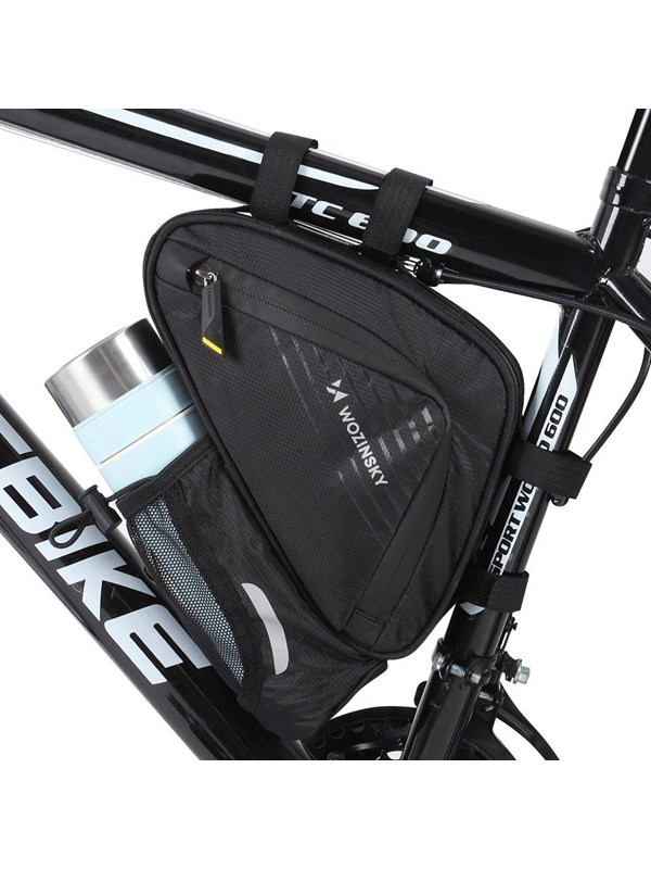 Wozinsky WBB23BK - Fietstas - 1.5L - Triangulaire Vorm - Zwart
