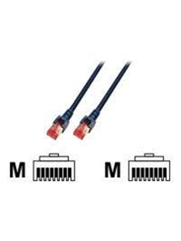 EFB NORDIC EFB-Elektronik ECOLAN patch cable - 1.5 m - black - Zwart - 1m