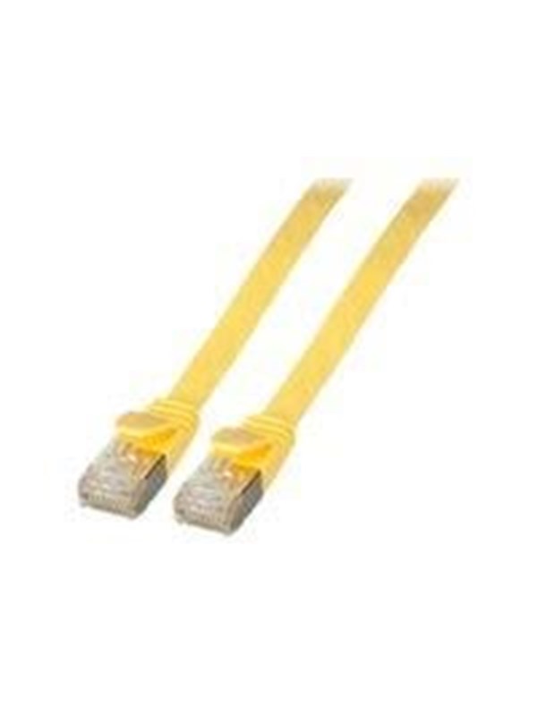 EFB NORDIC EFB-Elektronik patch cable - 50 cm - yellow - Geel - 0.5m