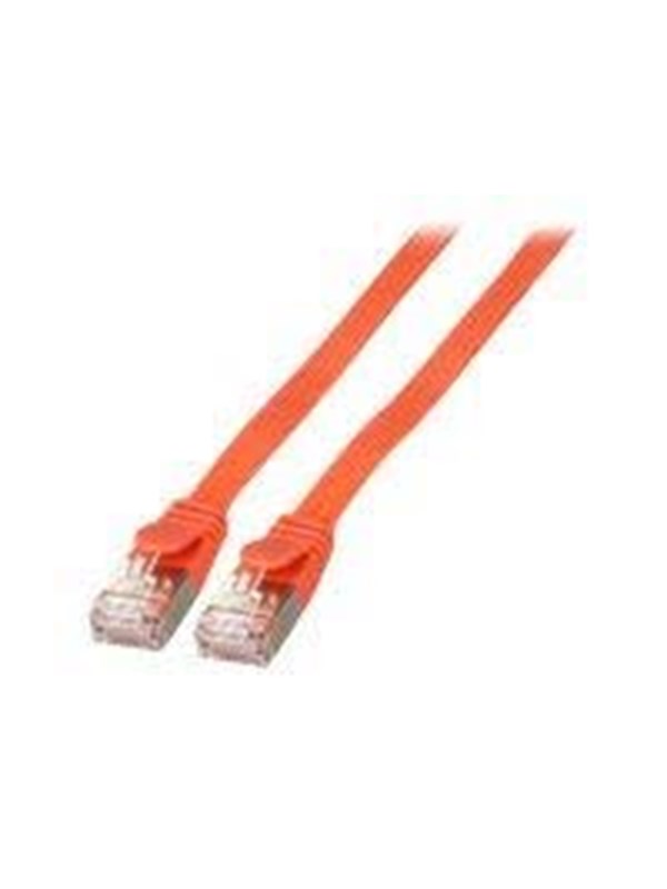 EFB NORDIC EFB-Elektronik patch cable - 25 cm - red - Rood - 0.25m