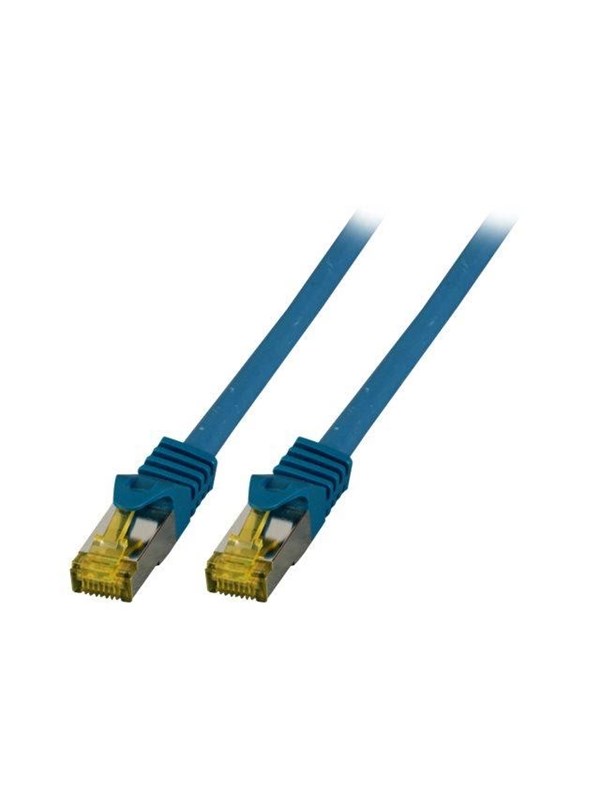 EFB Elektronik MK7001.0,15BL netwerkkabel Blauw 0,15 m Cat6a S/FTP (S-STP) Rond